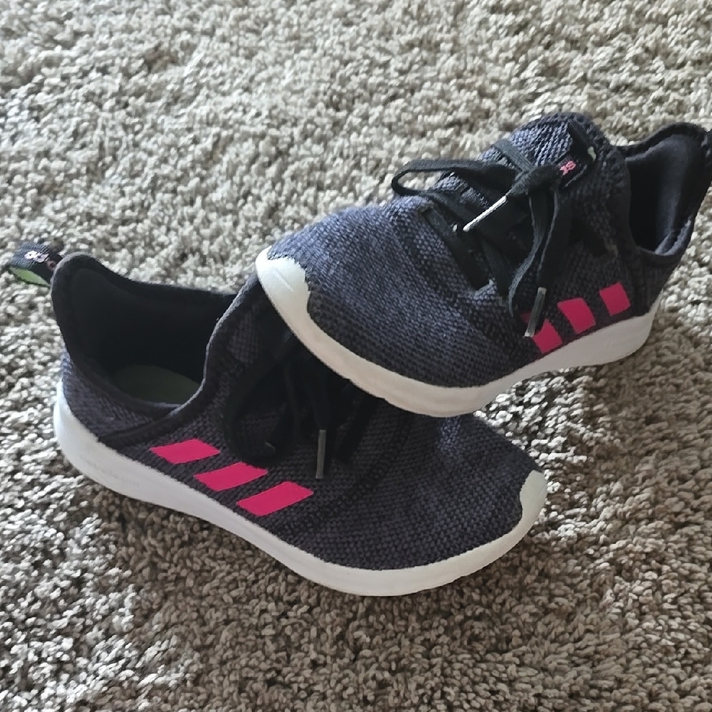 Adidas Kids Shoes - Black and Pink